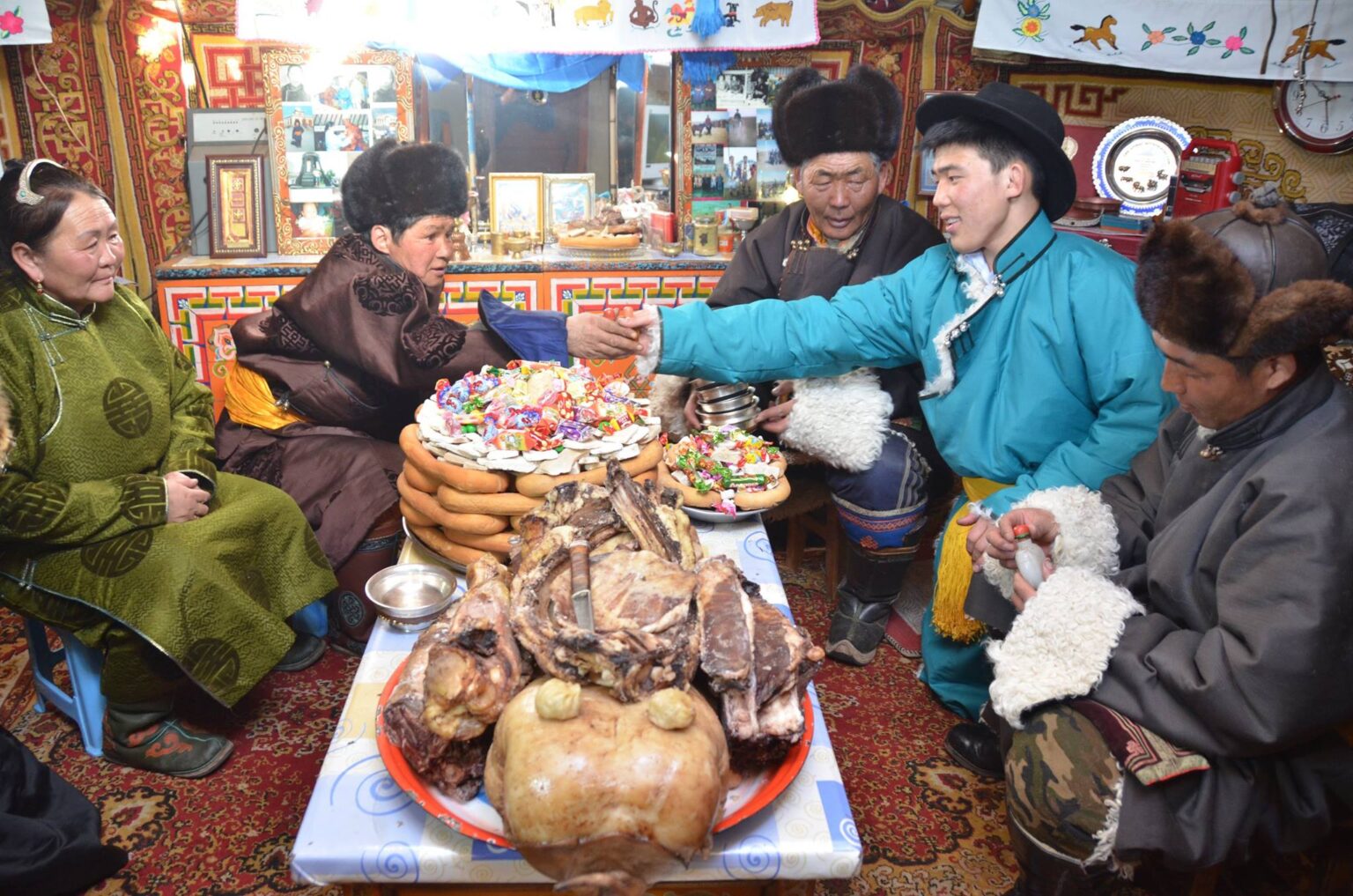 Tsagaan Sar celebration ceremony Travel Gobi Mongolia