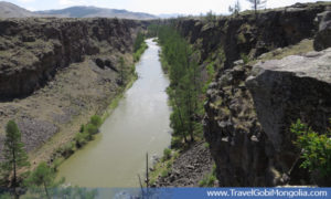 view of Chuluut River Canyon